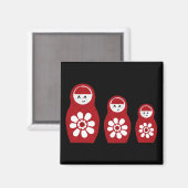 Riyah-Li Designs Nesting Doll Three Magnet (Vorderseite/Rückseite)