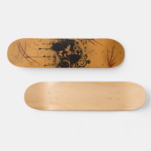 Riyah-Li Designs Urban Butterfly Skateboard (Horizontal)