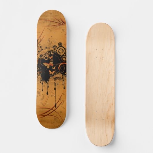 Riyah-Li Designs Urban Butterfly Skateboard (Vorderseite)