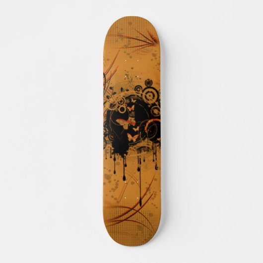 Riyah-Li Designs Urban Butterfly Skateboard (Vorne)