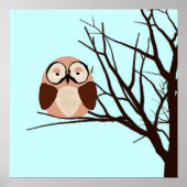 Riyah-Li Designs Winter Owl Poster (Vorne)