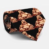 Riyah-Li Entwürfe, die Buddha lachen Krawatte (Gerollt)