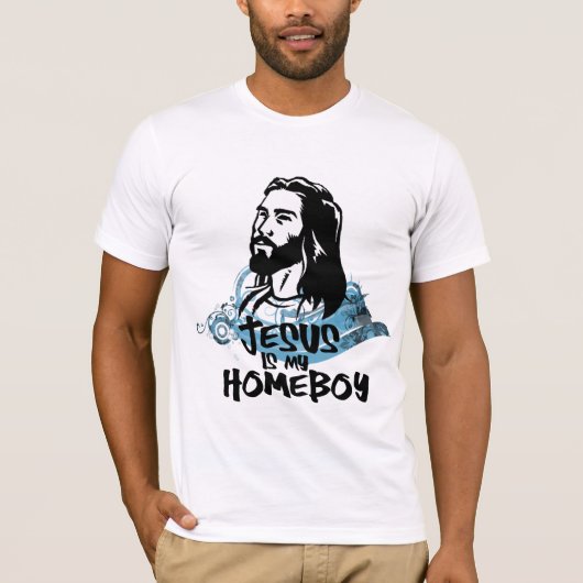 Riyah-Li Entwürfe Jesus ist mein Homeboy T-Shirt (Vorderseite)