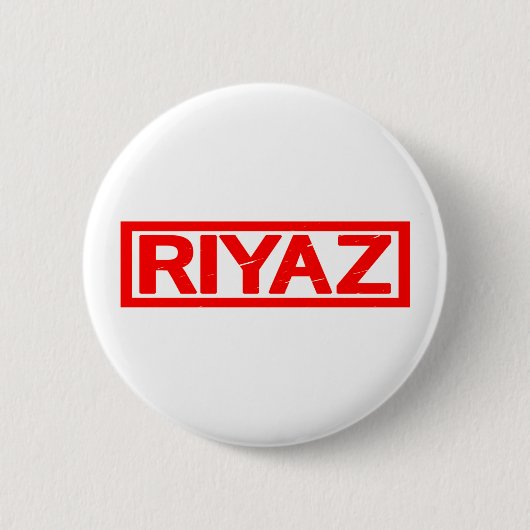 Riyaz Briefmarke Button (Vorderseite)