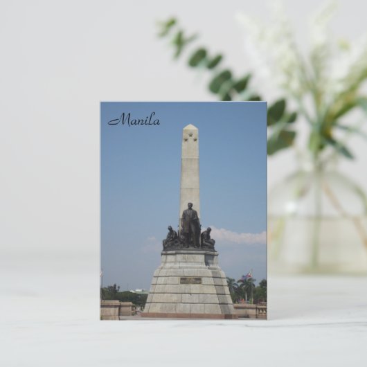 Rizalmonument Postkarte (Stehend Vorderseite)