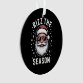 Rizz Alberne Weihnachtsfeier Weihnachten Der Weihn Ornament (Vorderseite)