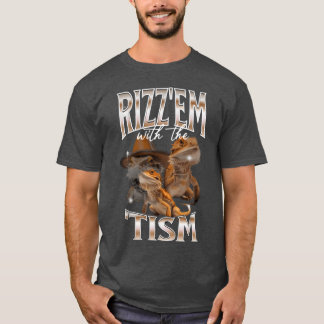Rizz Bartagame Autistischer Bootleg lustig T-Shirt