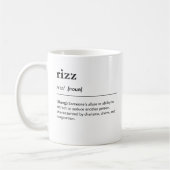 Rizz Definition GenZ Word Millennial Kaffeetasse (Links)
