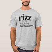 Rizz Definition T-Shirt (Vorderseite)
