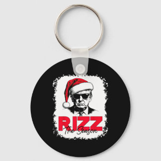 Rizz Die Jahreszeit Cool Santa Trump Weihnachten Schlüsselanhänger