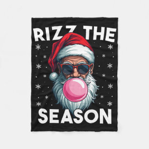Rizz Die Jahreszeit Funny Christmas Rizzmas Cool S Fleecedecke