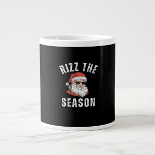 Rizz Die Jahreszeit Funny Santa Merry Rizzmas Rizz Jumbo-Tasse