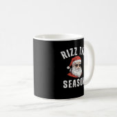Rizz Die Jahreszeit Funny Santa Merry Rizzmas Rizz Kaffeetasse (VorderseiteRechts)