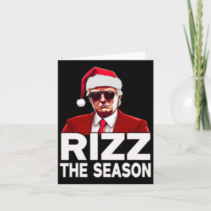 Rizz Die Jahreszeit Trump Weihnachten Weihnachtsma Karte