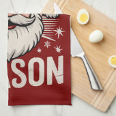 Rizz Die Jahreszeit Weihnachtsmann Rizzmas Funny X Geschirrtuch (Viertel Falte)