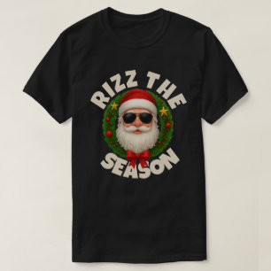 Rizz Die Saison Trendy Weihnachten Santa T-Shirt