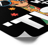 Rizz Em mit dem Tismus Autismus Giraffe Funny Auti Poster (Ecke)