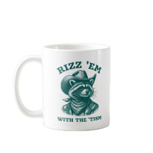Rizz 'Em mit 'Tism Raccoon Cowboy Western