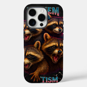 Rizz Em With The Tism Meme Autismus Lustiger Wasch iPhone 16 Pro Hülle