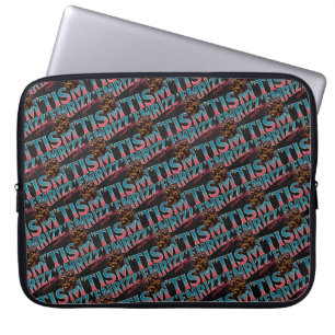 Rizz Em With The Tism Meme Autismus Lustiger Wasch Laptopschutzhülle