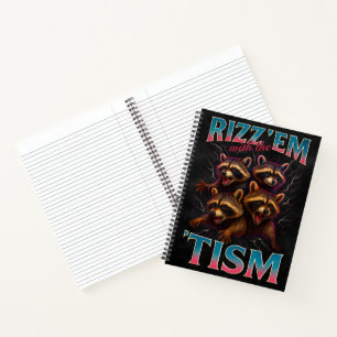 Rizz Em With The Tism Meme Autismus Lustiger Wasch Notizblock