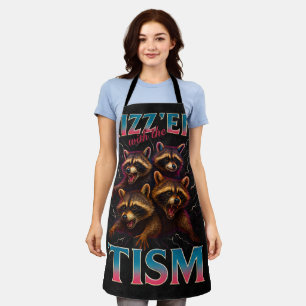 Rizz Em With The Tism Meme Autismus Lustiger Wasch Schürze