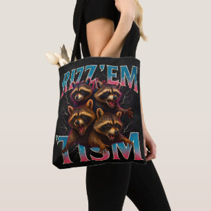 Rizz Em With The Tism Meme Autismus Lustiger Wasch Tasche