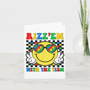 Rizz GmbH mit den Tismus-Funny Autism Awareness Bo Karte