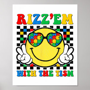 Rizz GmbH mit den Tismus-Funny Autism Awareness Bo Poster