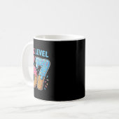 Rizz Level 67 Alpha Slang Gen 67th Nummer Eiscreme Kaffeetasse (Vorderseite Links)