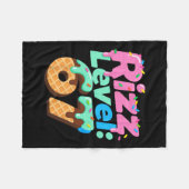 Rizz Level 67 Meme Shirt Ice Cream Drip Meme Six S Fleecedecke (Vorderseite (Horizontal))