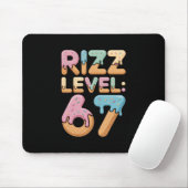 Rizz Level 67 Meme-Shirt Ice Cream Drip Meme Six S Mousepad (Mit Mouse)