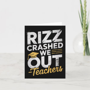 Rizz stürzte uns aus der lustigen Lehrerin Grad Zi Karte