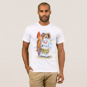 Rizz T-Shirt Schneemann Surfer (Vorne ganz)