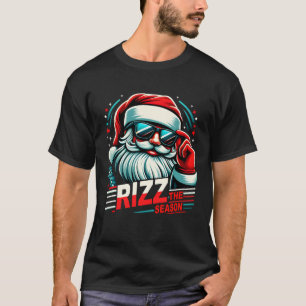 Rizz The Season Albern Weihnachten Der Weihnachtsm T-Shirt