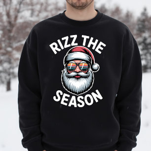 "Rizz The Season" Cooler Weihnachtsmann Sweatshirt