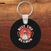 Rizz The Season Funny Christmas Pajamas Rizzler Sa Schlüsselanhänger (Vorderseite)