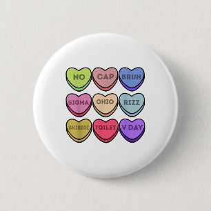 Rizz Valentines Candy Heart Boys Valentine Bruh Si Button