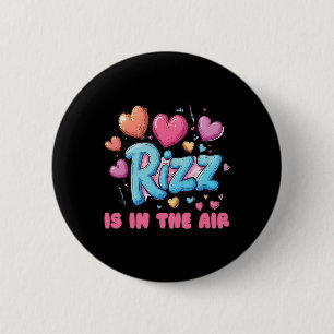 Rizz Valentinstag - Süße Herzen Meme Sprüche Button