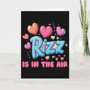 Rizz Valentinstag - Süße Herzen Meme Sprüche  Karte