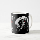 Rizz'em mit dem Mortismus (B&W) Kaffeetasse (VorderseiteRechts)