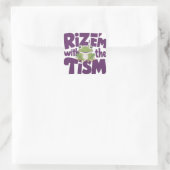 Rizz'em mit der Taufe, Taufe Quadratischer Aufkleber (Tasche)