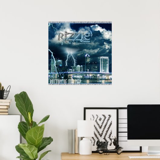 Rizzle Productions CD Cover Poster (Heimbüro)