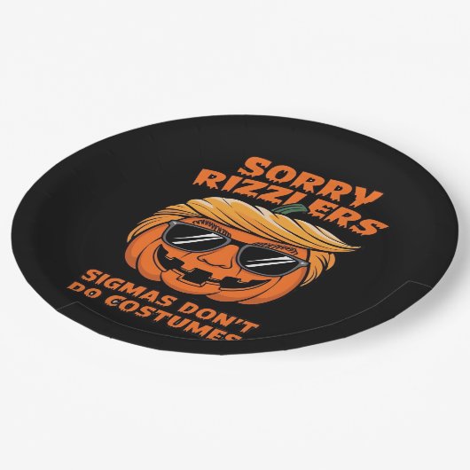 Rizzlers, Sigmas Don't Do-Kostüme - Trumpkin Sigm Pappteller (Schrägansicht)