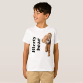 Rizzly cute teddy bear design funny quote T-Shirt (Vorne ganz)