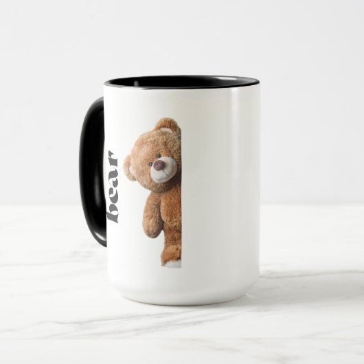 Rizzly cute teddy bear design funny quote tasse (Vorderseite Links)