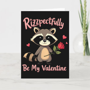 Rizzpektvoll sei mein Valentinstag Gen Alpha Rizz Karte