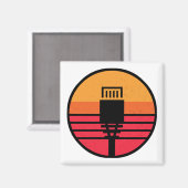 RJ 45-Stecker Magnet (Vorderseite/Rückseite)