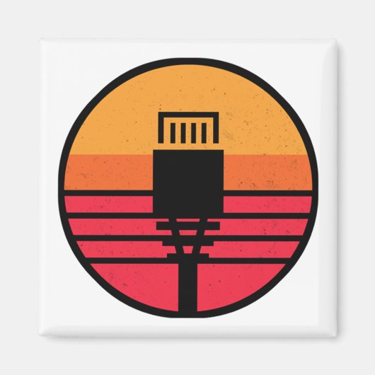 RJ 45-Stecker Magnet (Vorne)