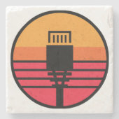 RJ 45-Stecker Steinuntersetzer (Vorderseite)